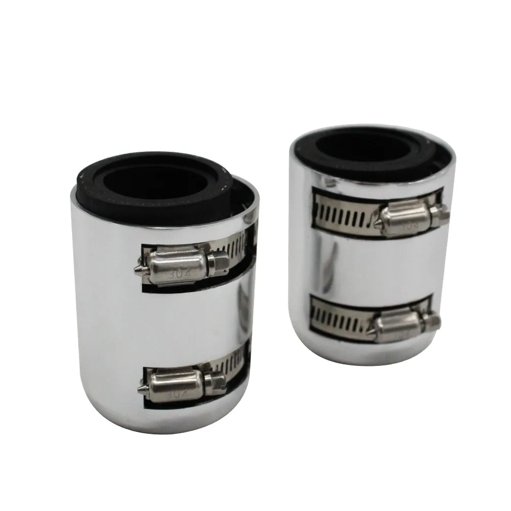 Универсальный гибкий шланг радиатора из нержавеющей стали с хромированной