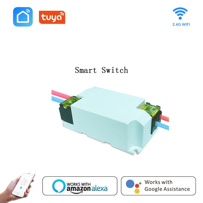 

MINI Wifi Smart Switch 15A High Power Tuya Control Timer Wireless Switches Smart Home Automation Compatible Alexa Google Home