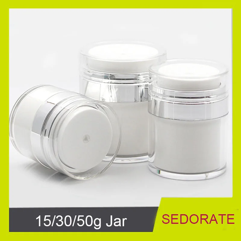 Sedorate 10 шт./лот Высококачественная Роскошная баночка для крема 15 г 30 50 вакуумный