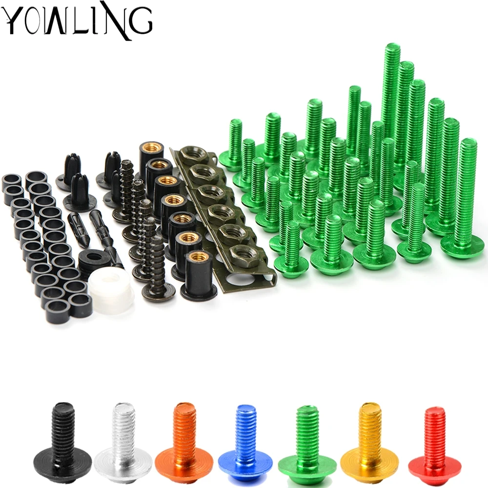 

Motorcycle Fairing Body Bolt Kit Screw Spire Speed Fastener Clip Nut Mounting Nut For Suzuki GS500 1989-2008 1990 1991 1992 1993