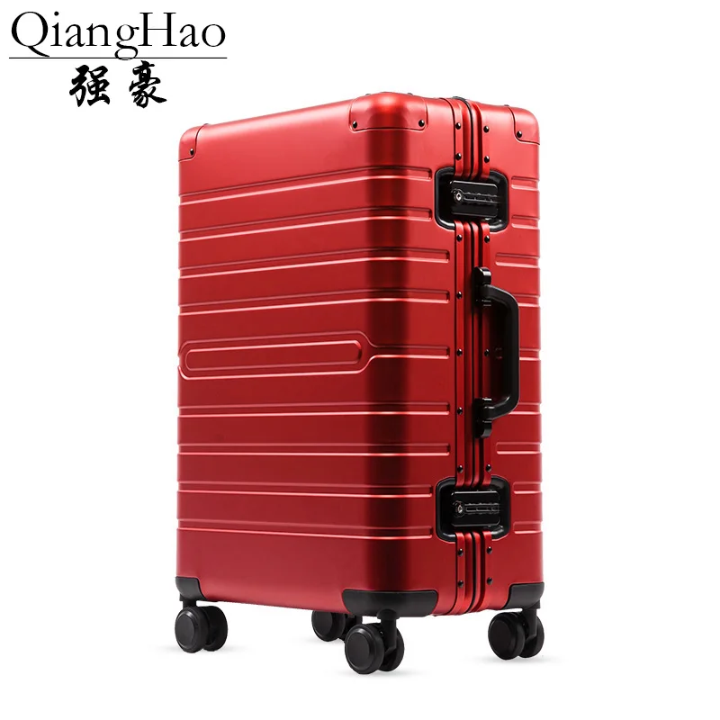 

20"24"28"inch 100% Aluminum alloy frame business trip suitcases and travel bags valise cabine koffer maletas carry on luggage