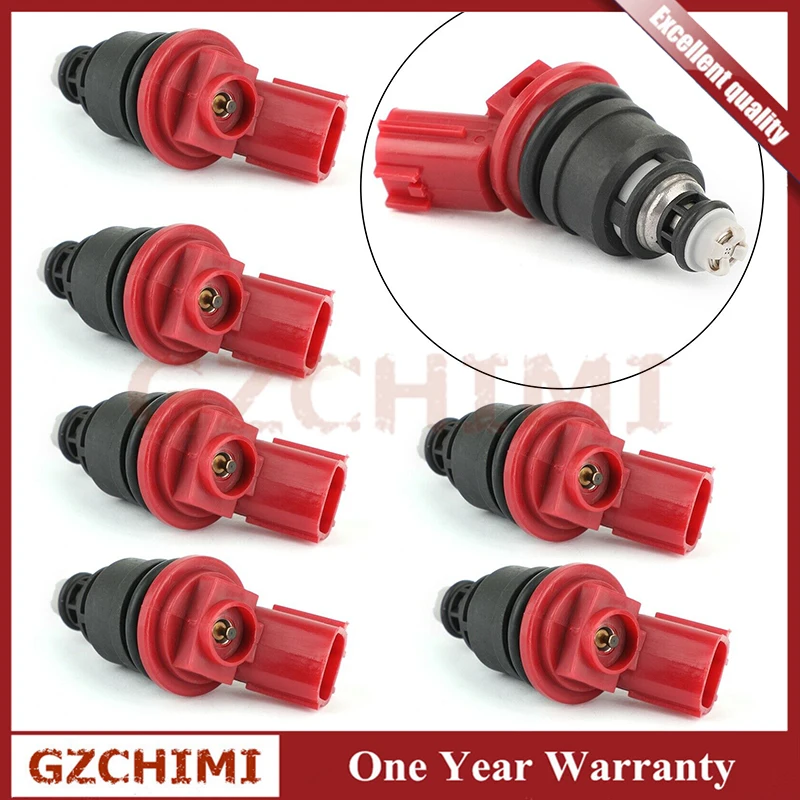 Фото 6 шт. топливная форсунка 16600-96E01 16600-96E00 A46-00 для Nissan Infiniti I30 1996 1997 1998 1999 №1
