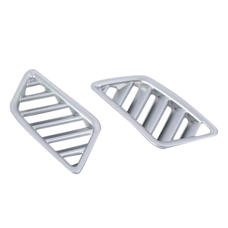 

NEW-Car Front Air Conditioning Outlet Vent Styling Garnish Frame Lamp Trim 2Pcs for Mitsubishi Eclipse Cross 18-19