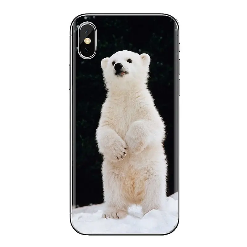 Polar bear in the shore of Alaska Silicone Phone Shell Covers For Samsung Galaxy A3 A5 A7 A9 A8 Star A6 Plus 2018 2015 2016 2017 |