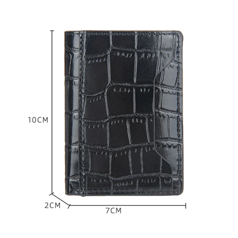 

Designer Stone Pattern Trifold Small Card Wallet Men's Rfid ID Credit Card Holder Slim Thin Wallet Fashion Coin Money Bag Male