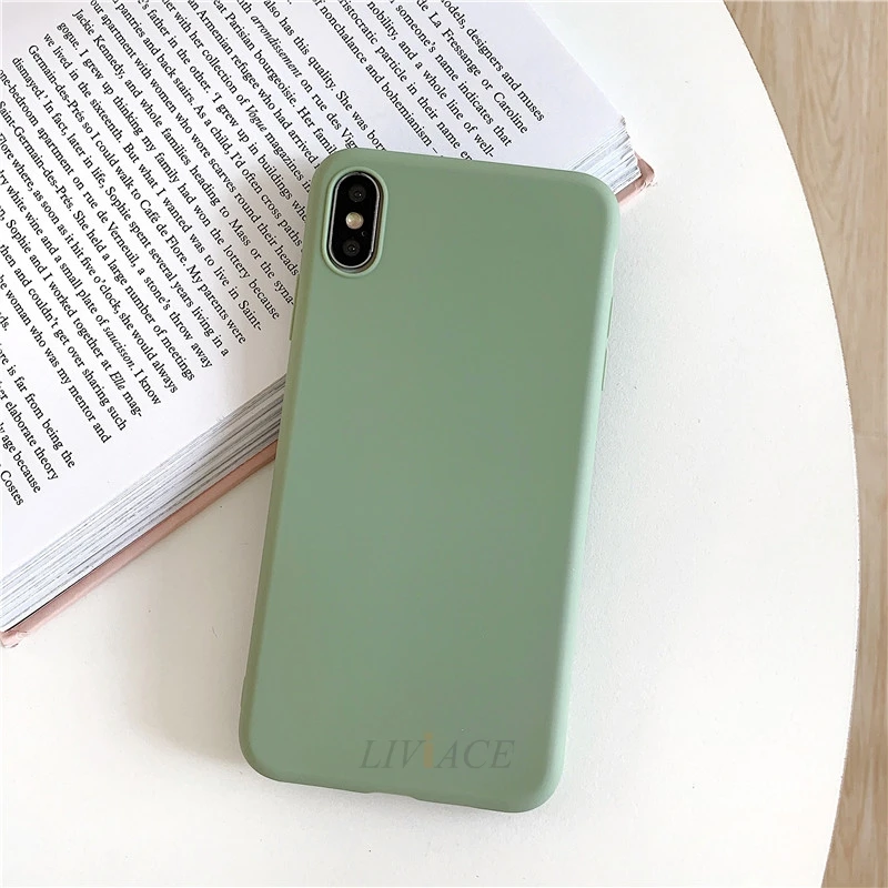 green Мягкий ТПУ чехол для xiaomi redmi note 8 7 note8 pro 8a 7a 8T цветной Матовый ультратонкий силиконовый чехол на заднюю панель для xiomi redmi note 8 - Цвет: green