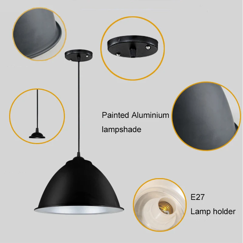 Современный подвесной светильник s скандинавский алюминиевая промышленная