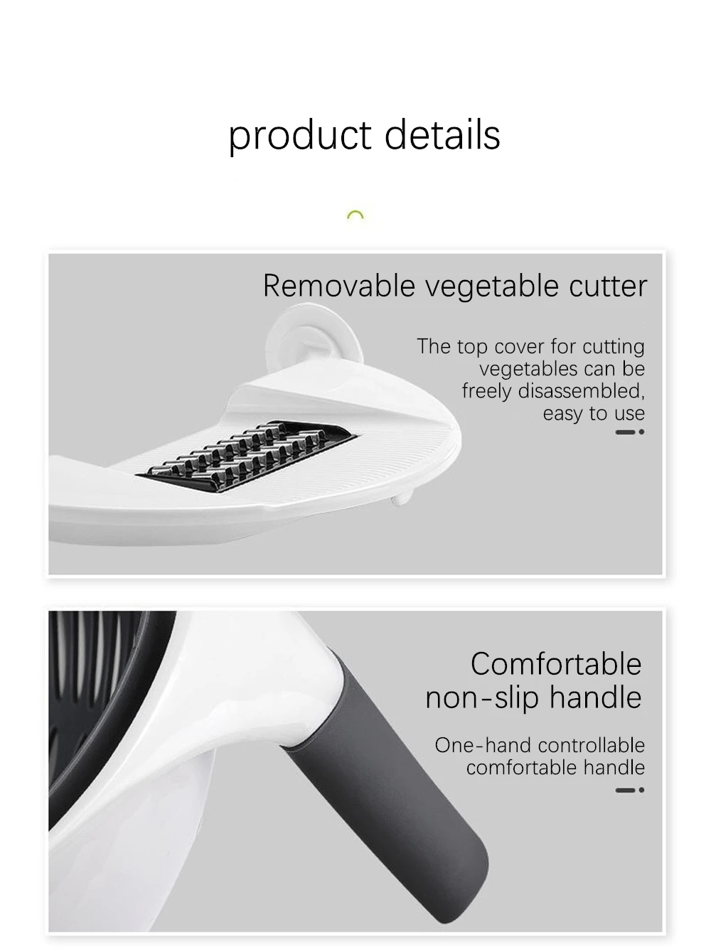 Волшебная многофункциональная вращающаяся овощерезка с сливной корзиной