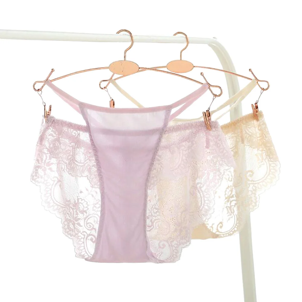 100% брендовые Шелковые Стринги розовые тонкие светильник кие стильные женские