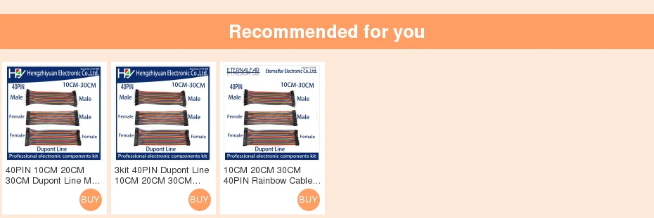 40PIN 10 см 20 см 30 см Dupont линия мужчин и женщин Перемычка Dupont провод кабель для PCB DIY KIT