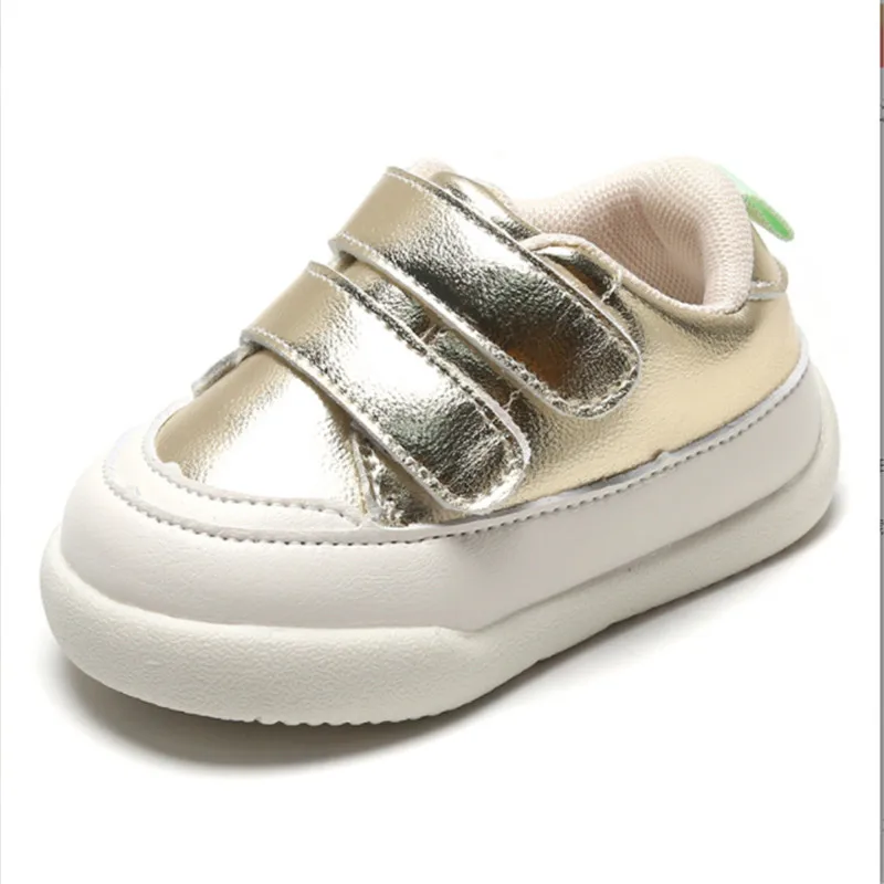 

2022 New Spring Children Shoes Leather Toddler Kids Sneakers Soft Sole Fashion Baby Boys Girls Shoes 15-25