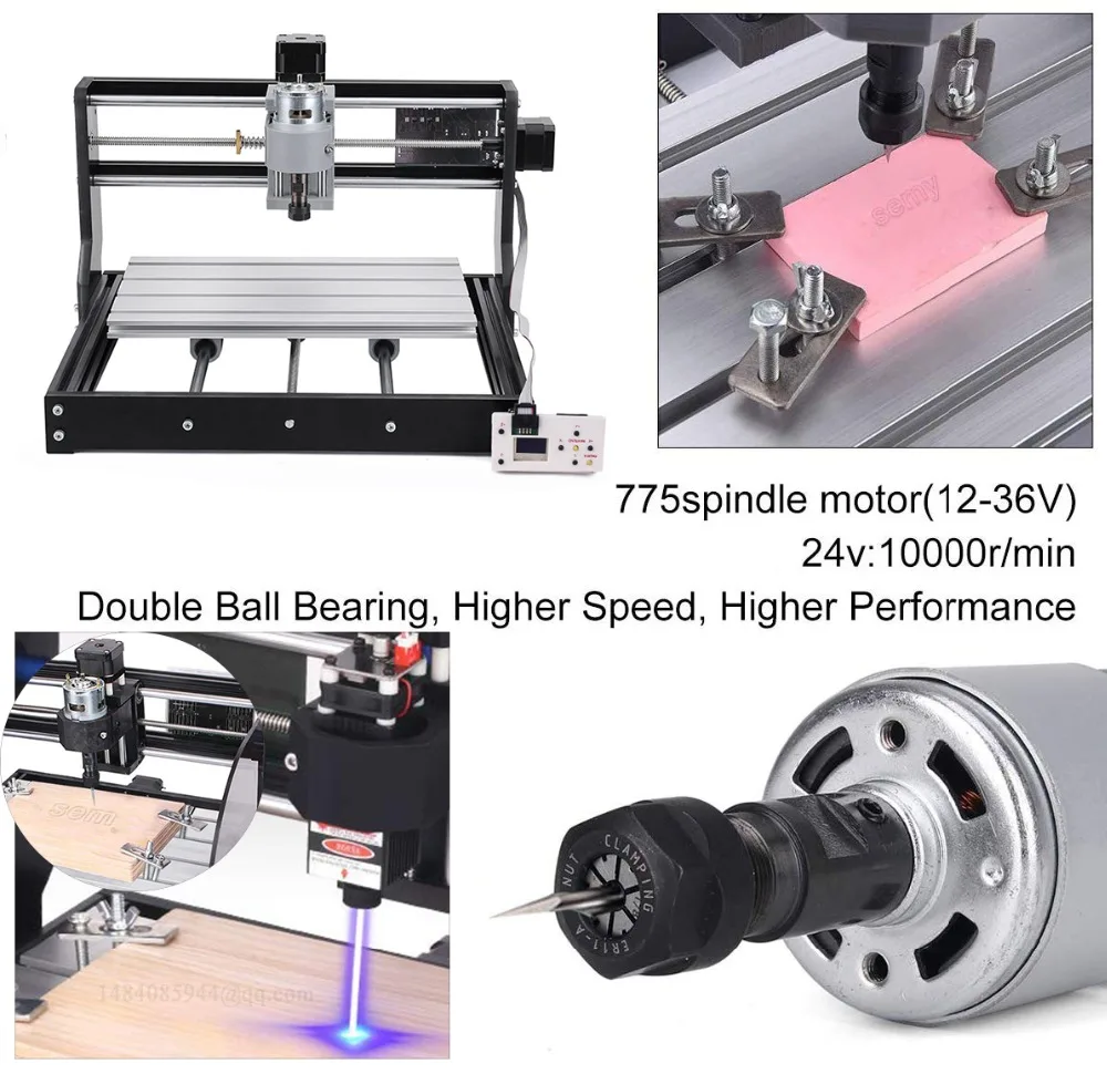 Лазерный гравер CNC Pro 3018 мини станок с ЧПУ сделай сам 3 осевой фрезерный для