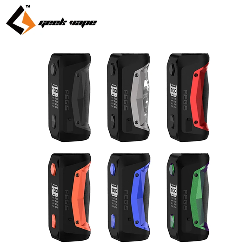 GeekVape Aegis соло Mod 100W бокс мод для электронных сигарет Vape Поддержка Тэнгу RDA VS MOD