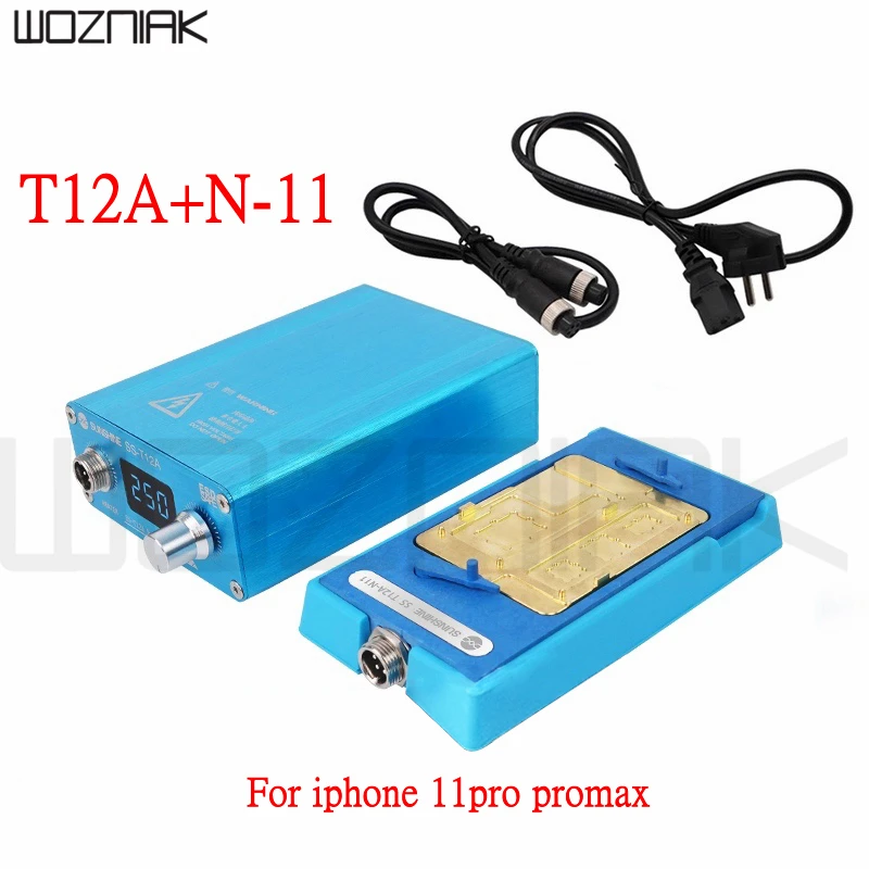host and n11 T12A-X3 паяльная станция комплект инструмент для ремонта материнской платы для iPhone11 pro X XS MAX мобильный телефон процессор NAND Отопление разборка Platfo - Цвет: host and n11