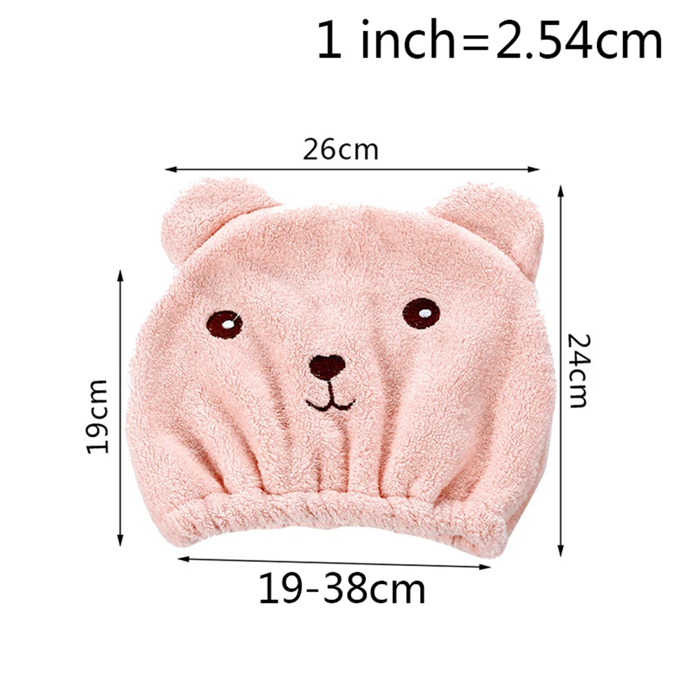 Милая шапка для быстрой сушки волос воздухопроницаемость микрофибра тюрбан