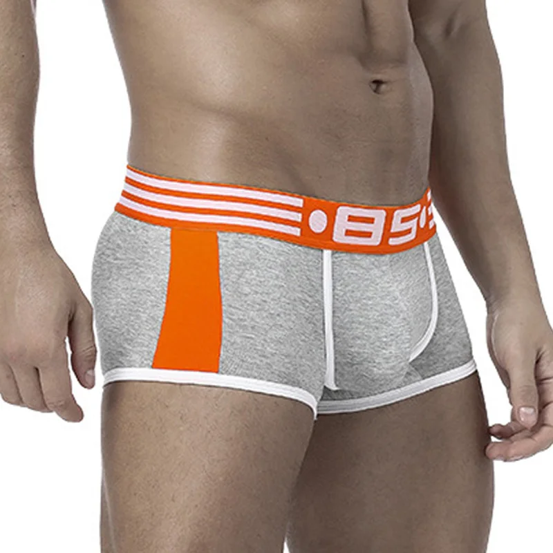 Дышащие Боксеры дышащее Мужское нижнее белье раздельная Мошонка с пулями