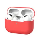 Силиконовый чехол для AirPods Pro 3, красный, черный, белый, портативный чехол с защитой от потери, элегантные аксессуары для гарнитуры