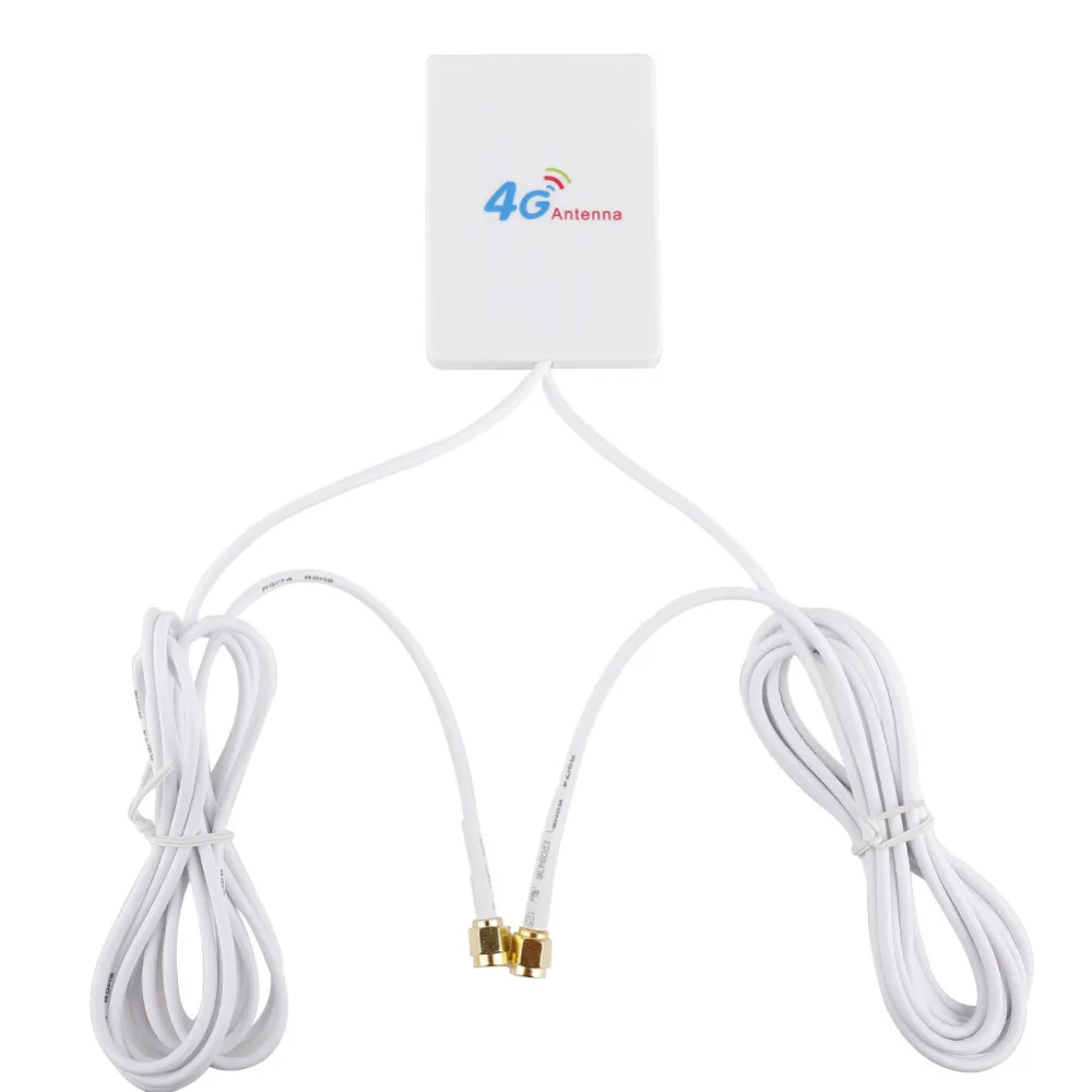 88dBI 4G LTE Антенна мобильная антенна усилитель сигнала mImo панельная 2 * SMA-male/TS9/CRC9