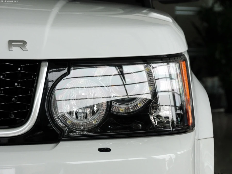 Для Range Rover Sport shell фара черный корпус абажур Черный абажур фара базовый объектив черный чехол автомобильный капот обертывание 2010