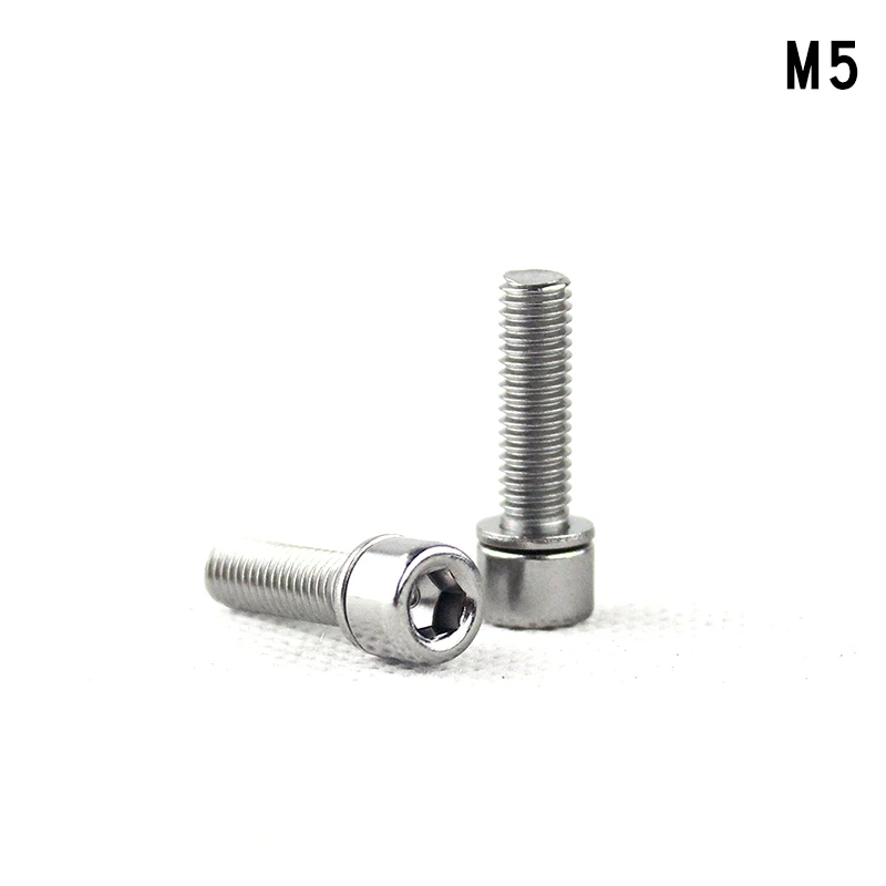 6pcs Mountainous Bicycle handle Screw M5 M6 M7 Hexagonal Riser Bike Road accessories | Спорт и развлечения