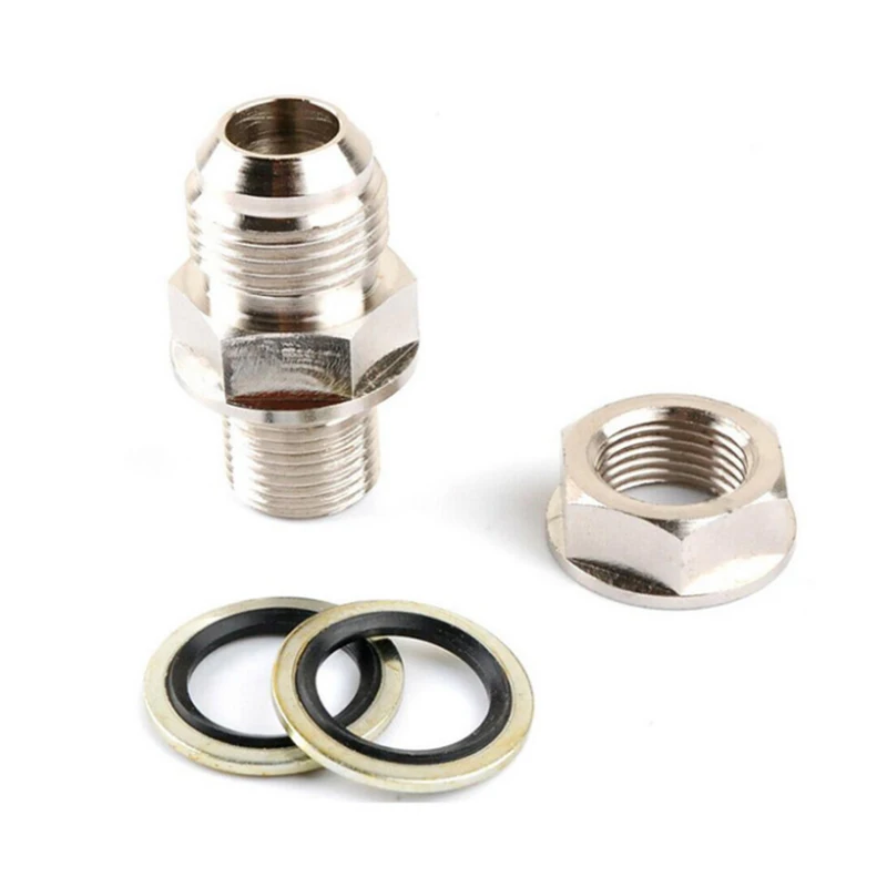 Самодельный турбомасляный поддон возвратный фотообразец фитинг от 10AN до m18x1 5 без