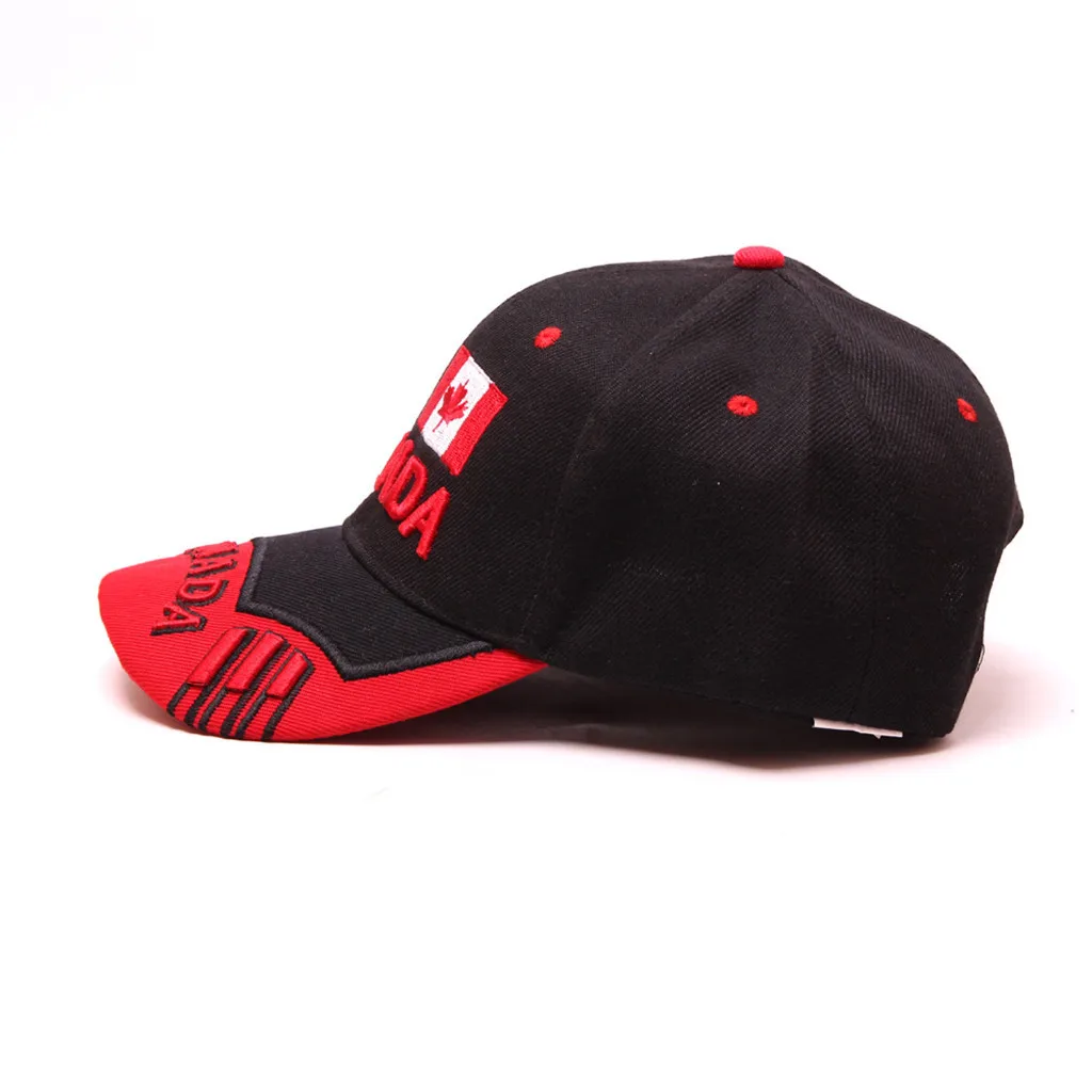 SAGACE модная шляпа с трехмерной вышивкой Канадский кленовый лист бейсбольная