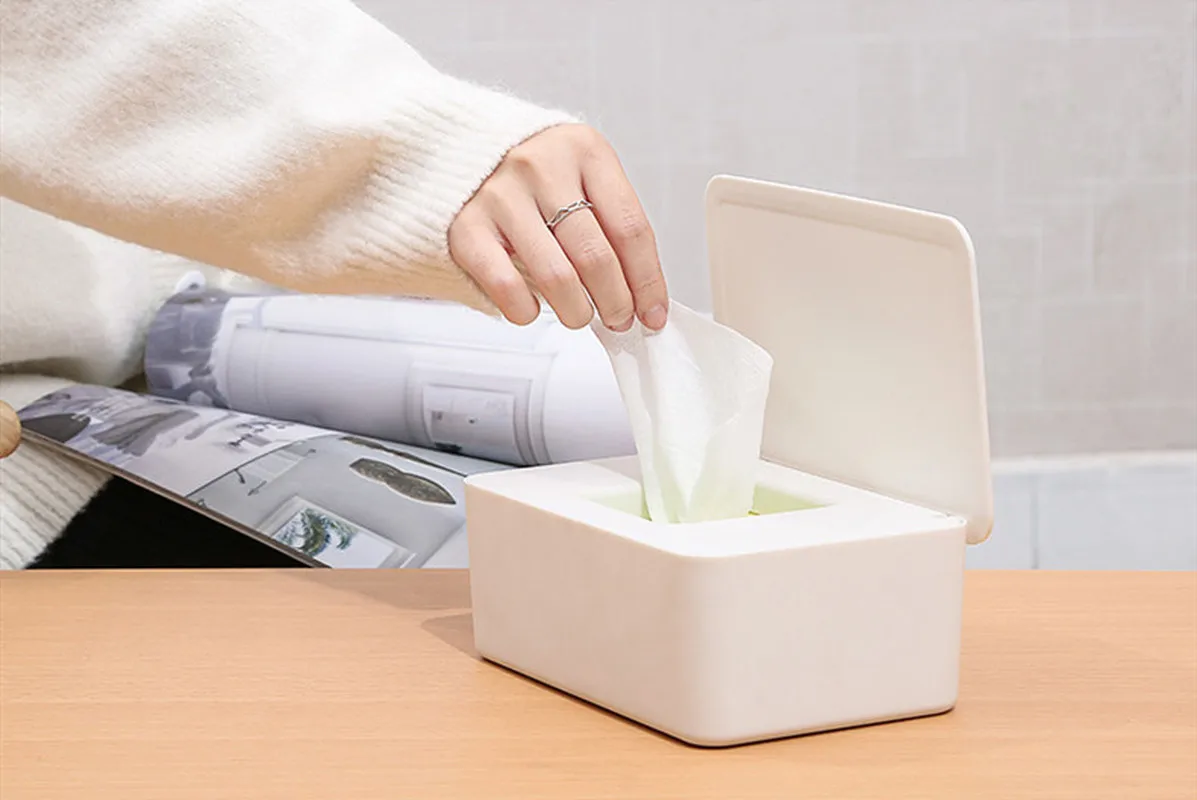 Коробка для салфеток диспенсер влажных сухой и влажной ткани Бумага чехол