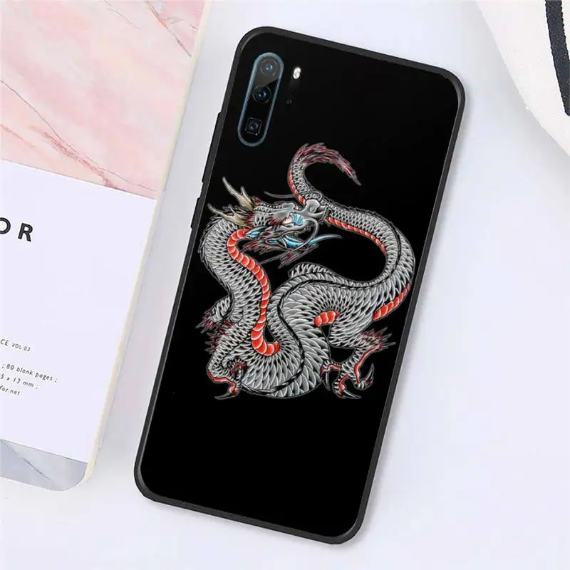 

Dragon high quality painting Phone Case For Huawei honor Mate P 10 20 30 40 Pro 10i 9 10 20 8x Lite Y91C V17 6.38 6.44