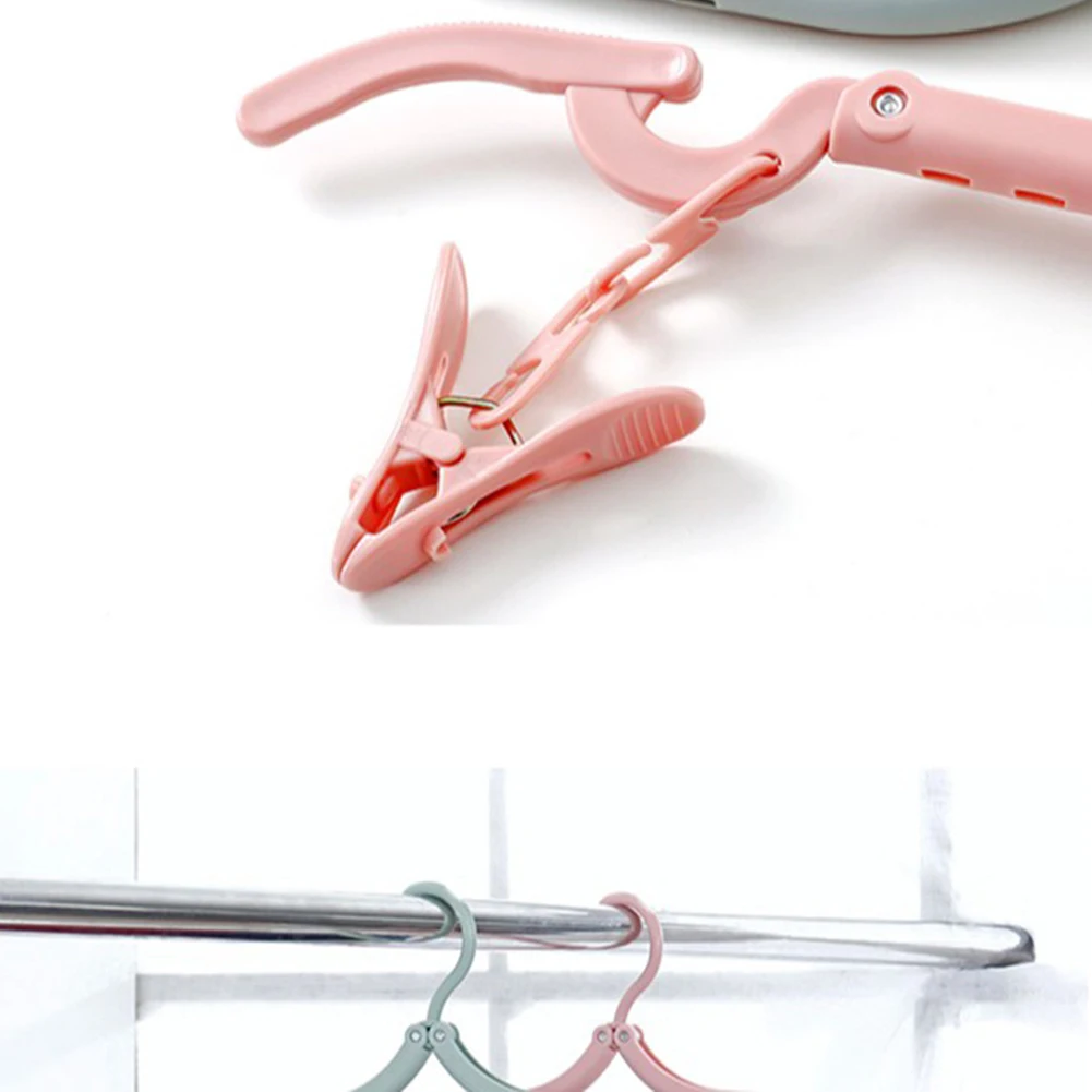 Новый! Складная пластиковая вешалка для одежды и брюк носков переносной