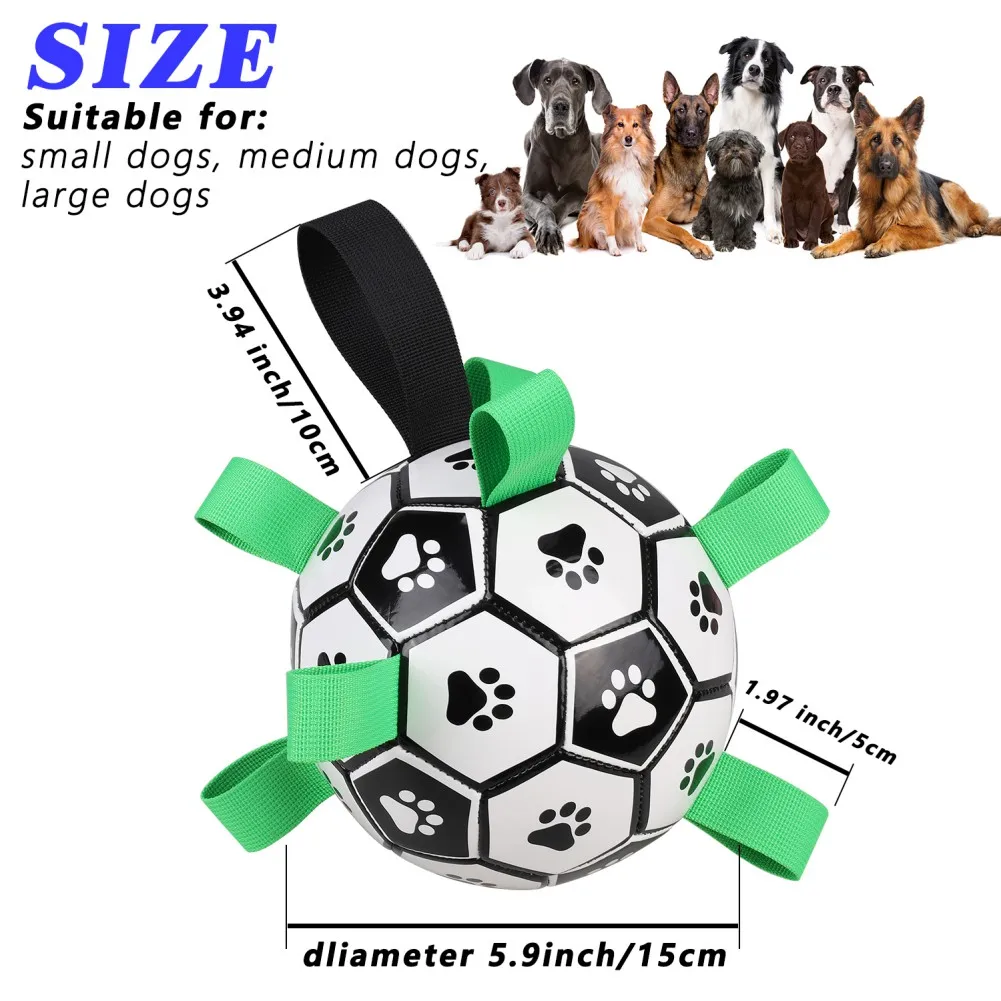 

Dog Outdoor Training Products 15cm Interactive Football Toys For Pets Dogs Bite Resistant TPU Ball Pets Toy For Small Dogs