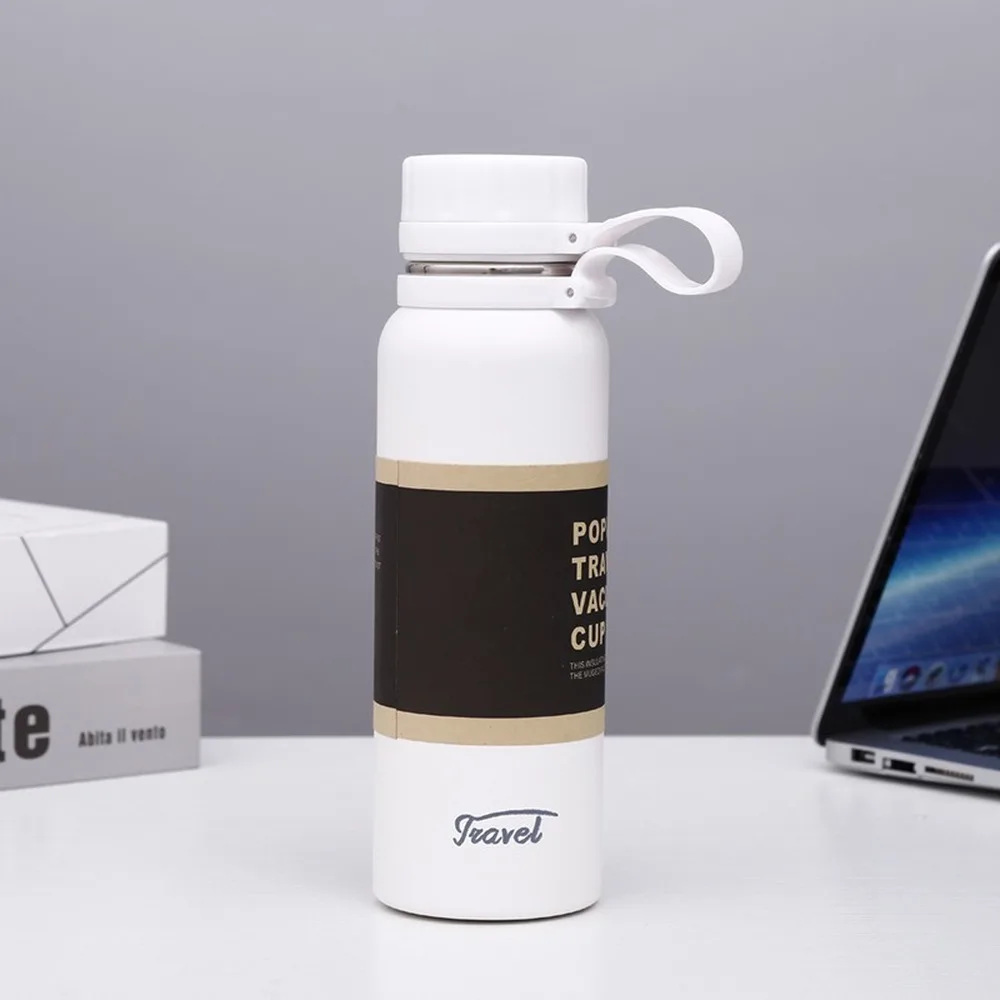 

Outdoor Leisure Portable Thermos Cup Stainless Steel Large Capacity Cup Creative Personality Male Student's Sports Vacuum