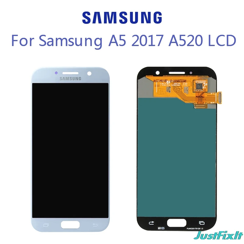 Оригинальный супер AMOLED ЖК дисплей для SAMSUNG Galaxy A5 2017 A520 A520F SM сенсорный экран