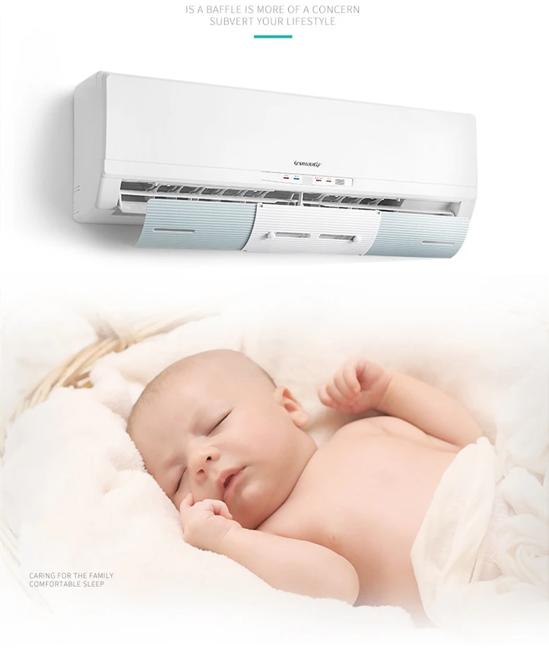 Регулируемый дефлектор кондиционера Выдвижная ветрозащитная воздуха