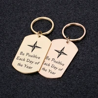 2022graduation keychain gifts for teenages boy girl friends student be positive each day of the year inspirational gift keyring