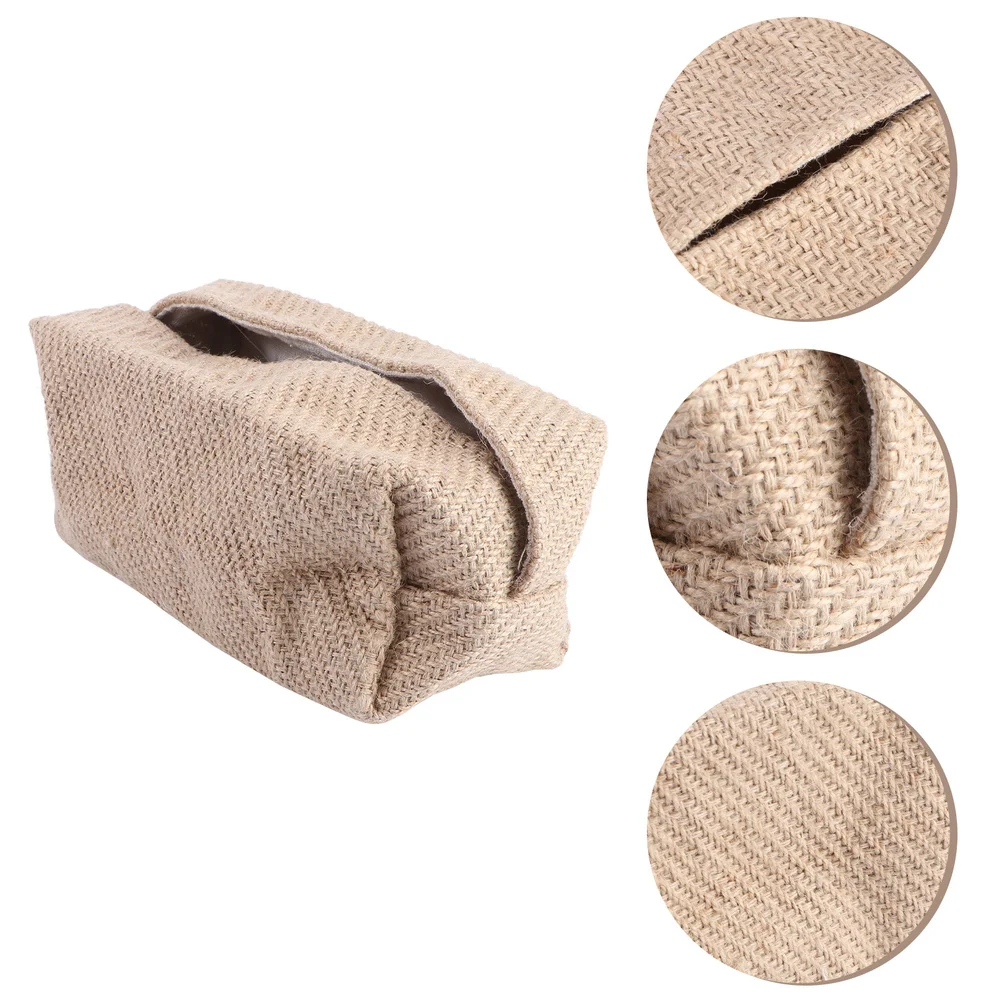 

1pc Exquisite Cloth Craft Tissue Storage Box Desktop Tissue Dispenser Box