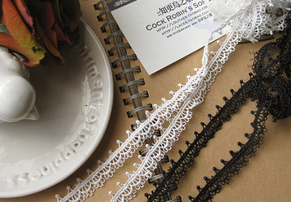 10 ярдов 2 см 0 78 &quotширокий черный/цвета слоновой кости Роза Ткань Вышивка Одежда