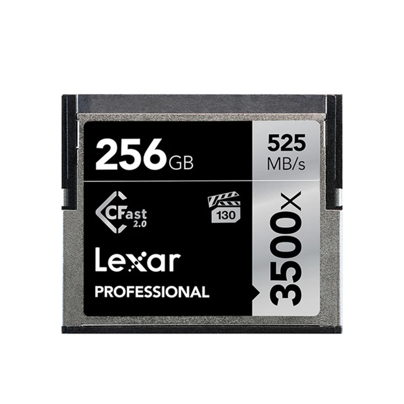 Оригинальный Lexar 3500X CF карта 64 Гб 128 ГБ 256 512 CFast 2 0 Prfessional Camer памяти 3D 4K видео Высокая