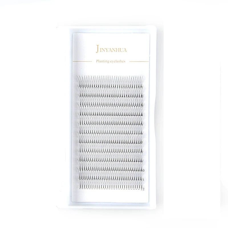 5 лотков/Лот 100% натуральные Длинные Накладные ресницы ручной работы завивающие