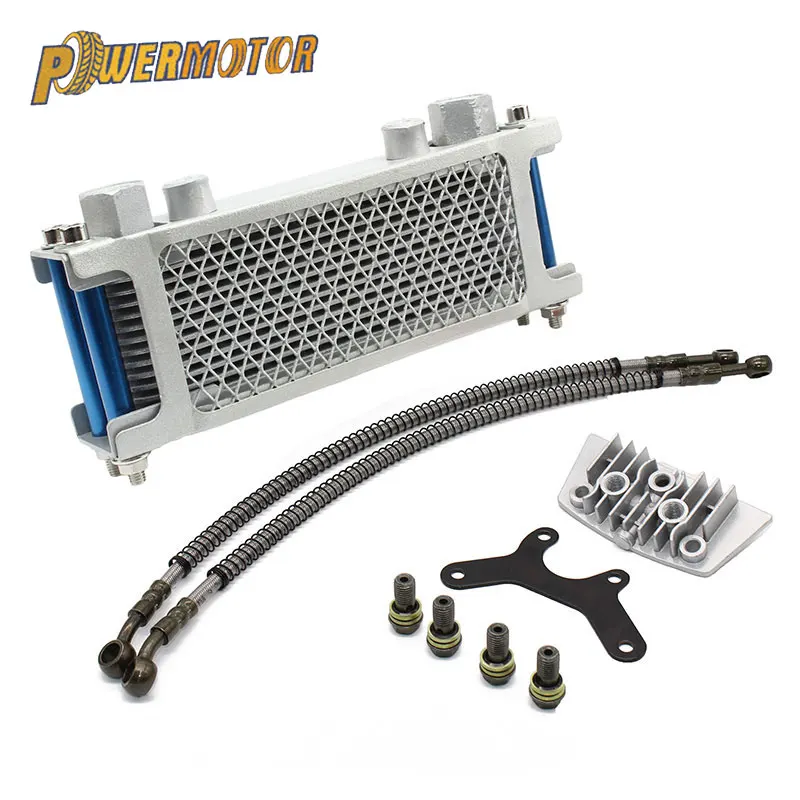 

Motorcycle Oil Cooling Cooler Radiator Oil Cooler Set For 70cc 50cc 90cc 110cc 125cc 140cc Horizontal Engine Monkey Chinese Made