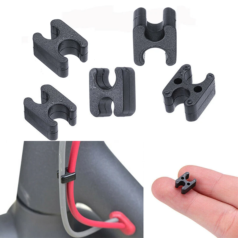 

Cable Clip Organizer Clamps For Xiaomi Mijia M365 Electric Scooter Skateboard Plastic Black Cable Clips Scooter Accessories