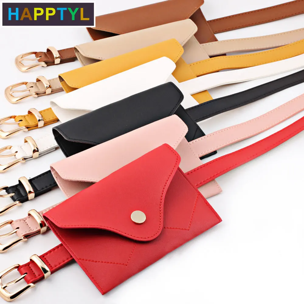 HAPPTYL 2 шт./компл. женский ремень из искусственной кожи со съемным поясом|Женские