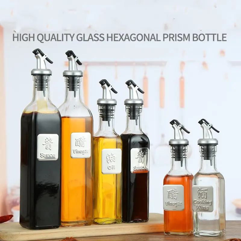 500 мл стеклянные бутылки масла бутылка-распылитель кухонные принадлежности
