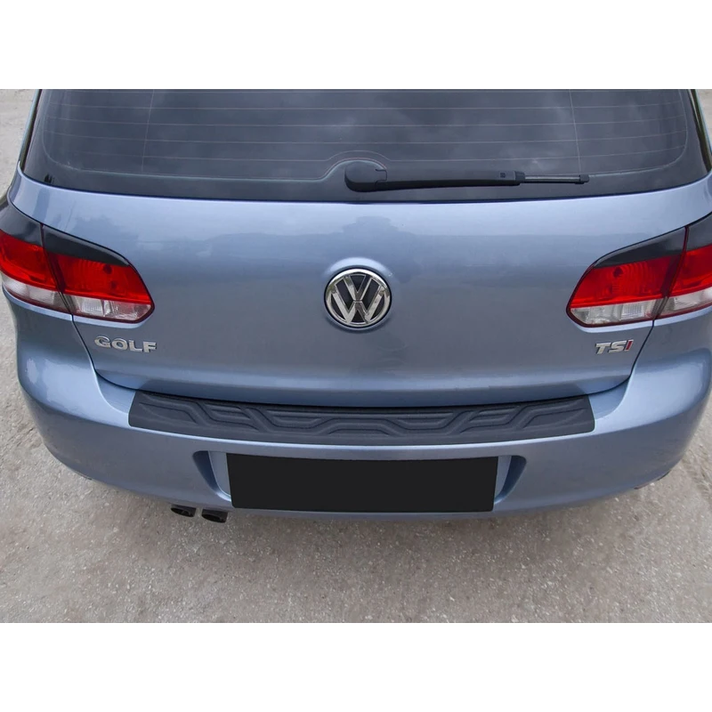 Защитная накладка на задний бампер для Volkswagen Golf 6 2009-2012 АБС пластик молдинг защита