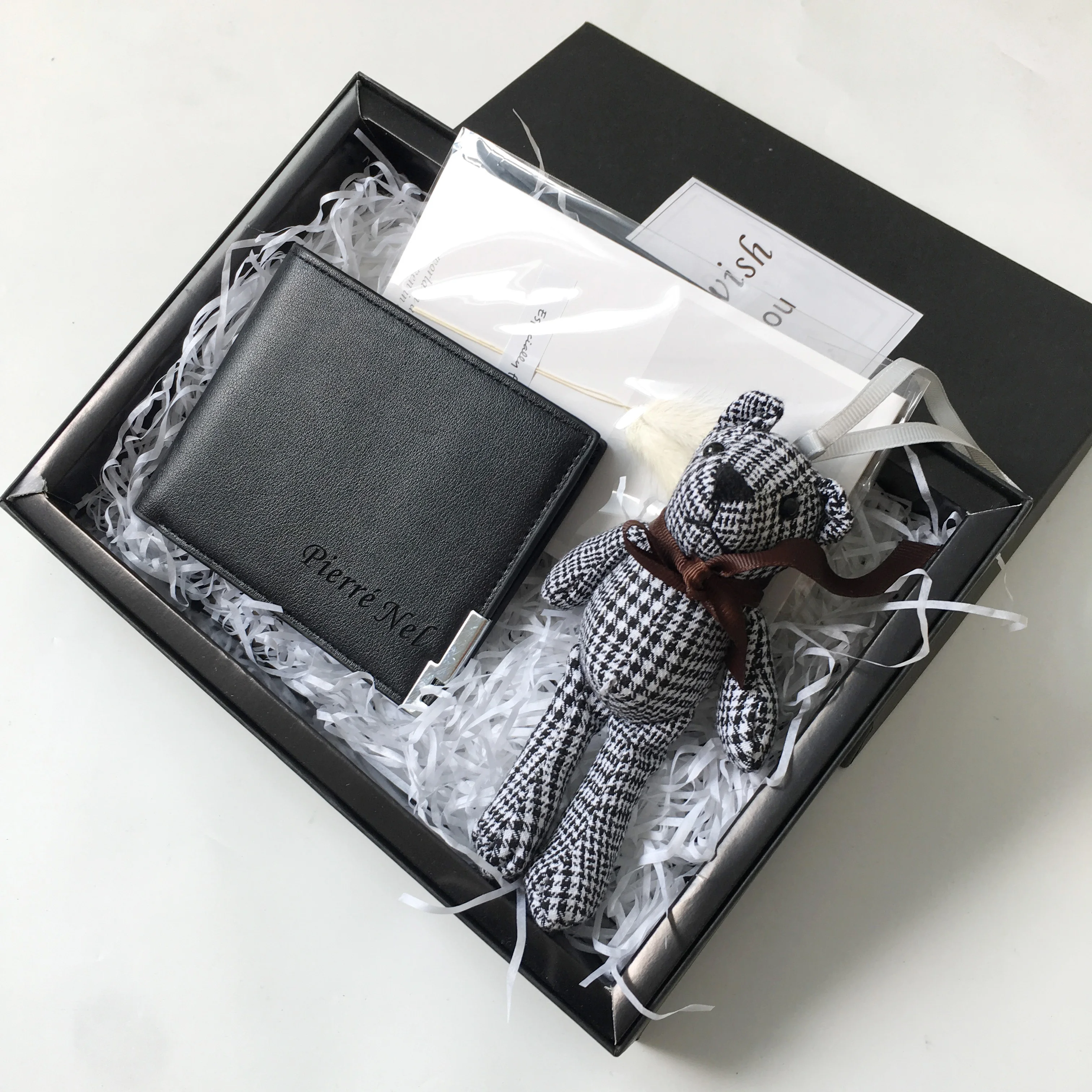 Мужской подарочный бумажник из искусственной кожи подарок на день рождения