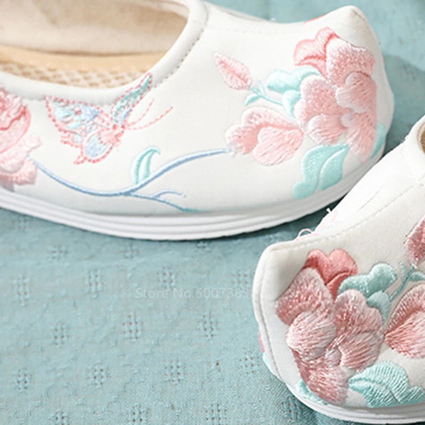 Китайская традиционная сценическая обувь женская национальная танцевальная на