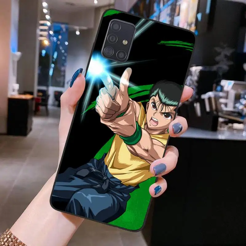

Yu Yu Yuyu Hakusho anime Soft black Phone Case for Samsung S20 plus Ultra S6 S7 edge S8 S9 plus S10 5G lite 2020
