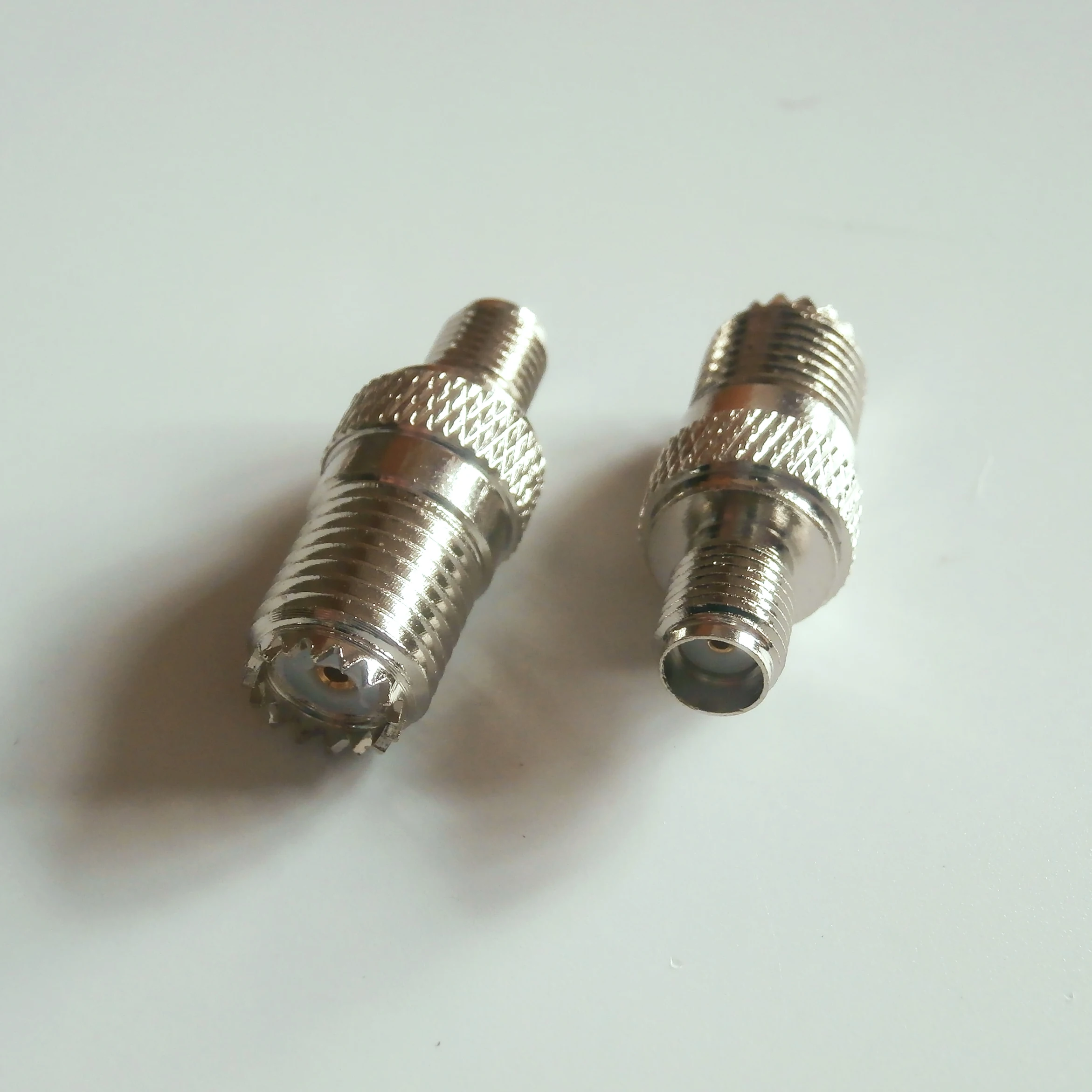 Mini UHF к SMA кабельный разъем мини увч гнездо гнезду латунные прямые коаксиальные RF