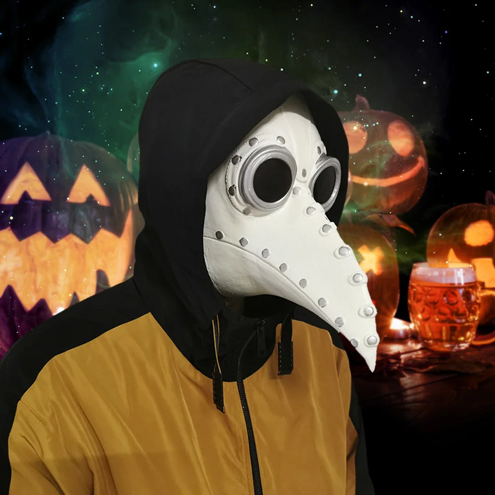 Новинка 2020 года. Маска для косплея с изображением птицы из клюва. Чёрные