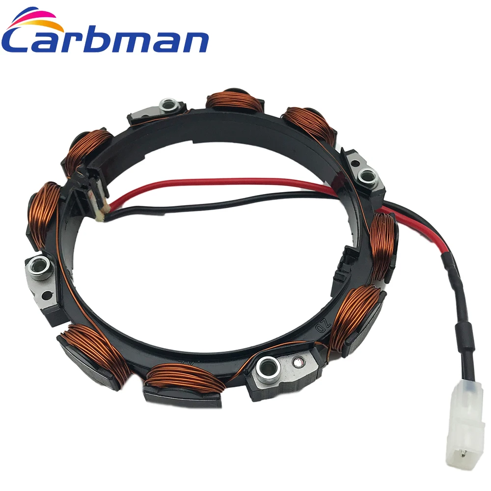 

Carbman Alternator Coil Stater for Briggs & Stratton 592831 Replace for 696459 691063 393474 393800