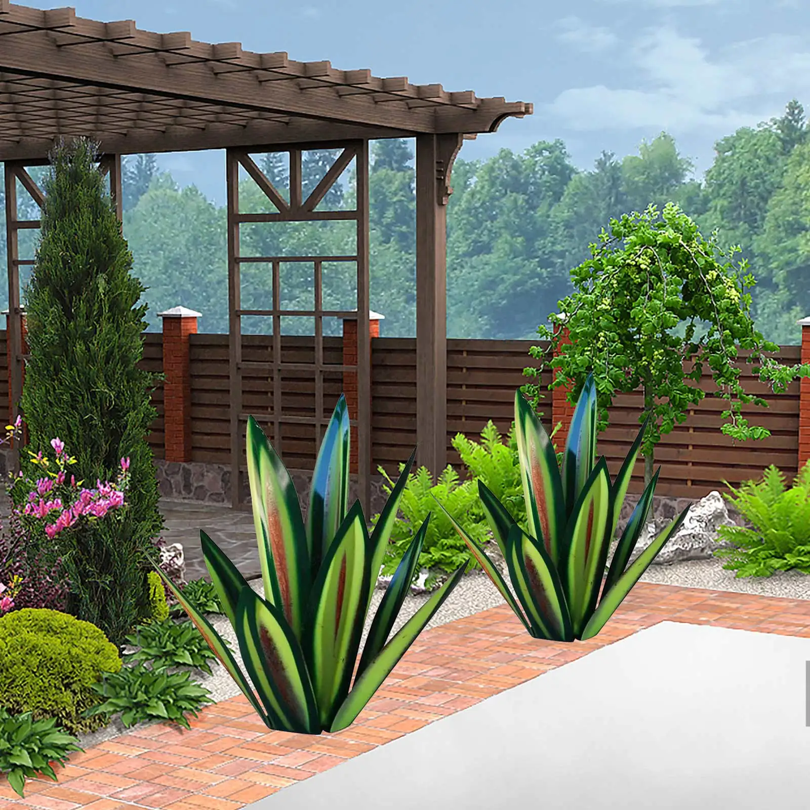 Сделай Сам железная садовая статуя текилы скульптура орнамент для наружного